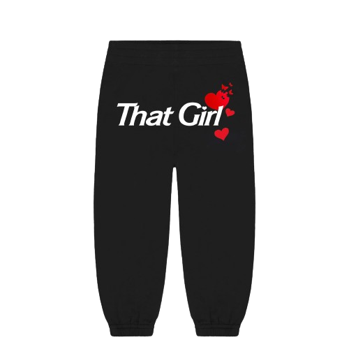 That Girl Black Joggers